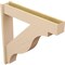 Ekena Millwork 7 1/2-in W x 40-in D x 40-in H Funston Block Rough Cedar Woodgrain TimberThane Outlooker, Primed Tan OUTUR075X40X40FST44RCPR - alternate 6